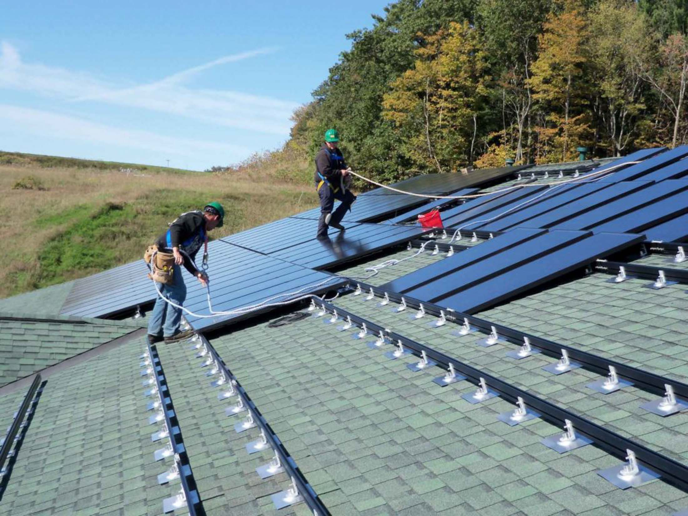 lamey wellehan solar roof installation